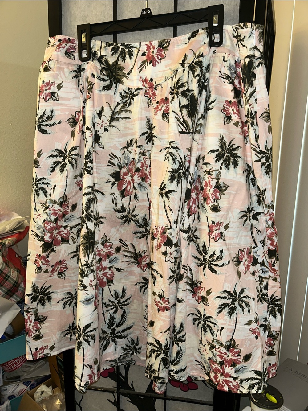 NWT Torrid Midi Poplin High Waist Skirt sz 18 - Picture 7 of 11